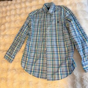 Preowned , Lauren , By Ralph Lauren Button Down Long Sleeve Shirt ,Boys Size 14